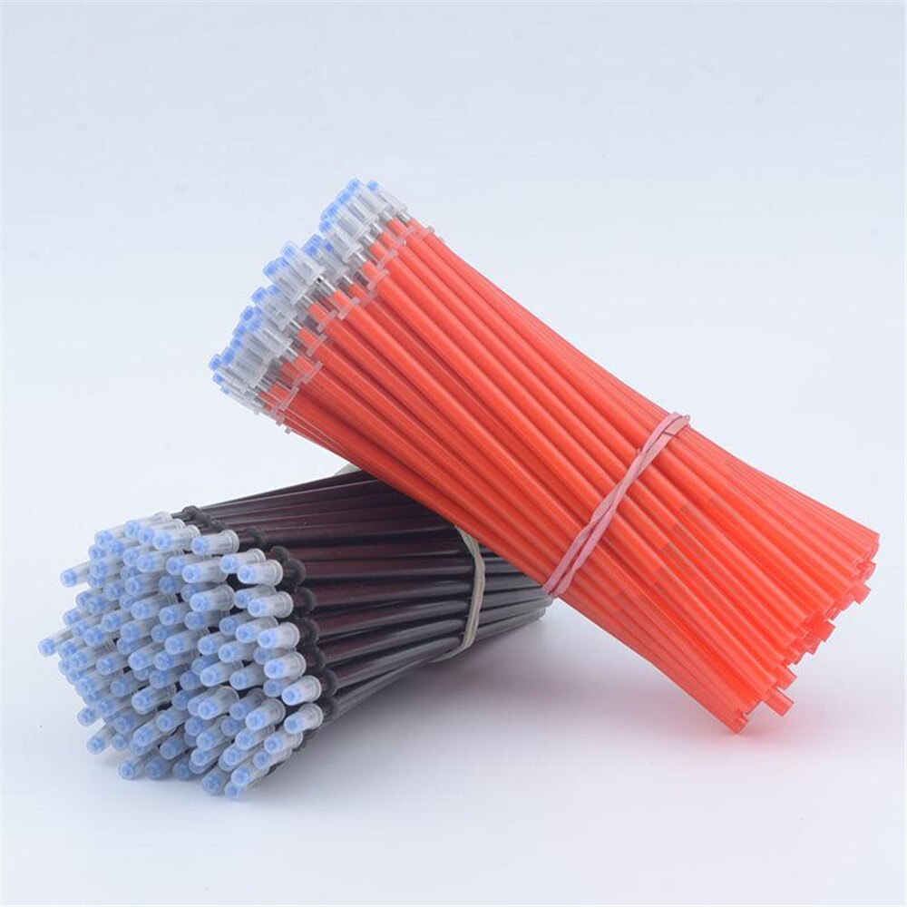 20pcs/set 0.5mm Erasable Gel Pen Refills Red Blue Black Ink Pen Replacement Painting Refills Office Writing Stationery Supplies