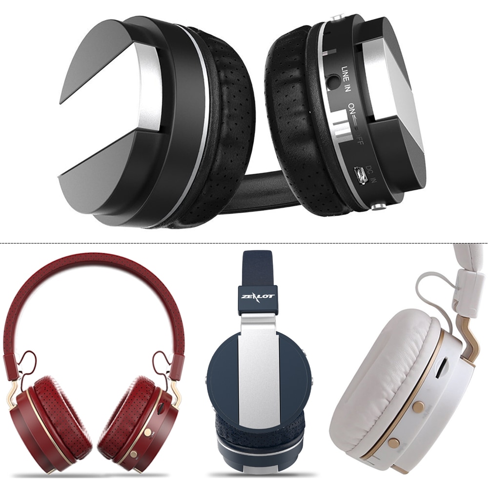ZEALOT B17 Wireless Bluetooth Headphone Super Bass Stereo Headset FM Radio TF Card Play With Microphone