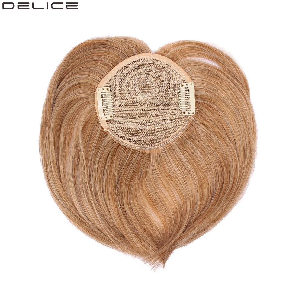 DELICE Clip de mujer en flequillo recto limpio sintético Romo flequillo accesorios para el cabello