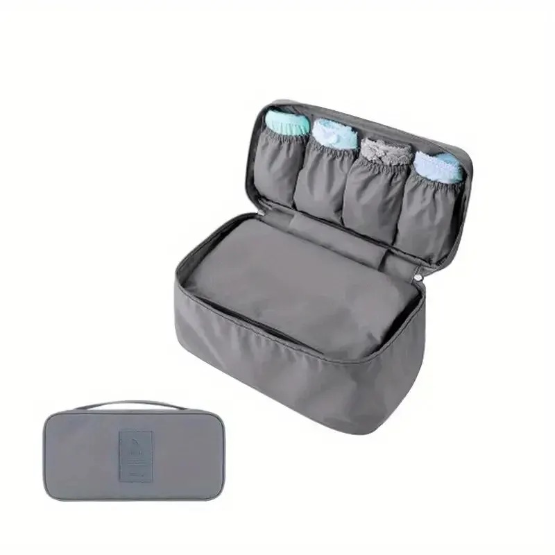 Cosmetisch ondergoed organisator Lingerie BH Reisorganisator Opbergtas Bagage Kofferzakje Zip Cases Kleding BH: Roze