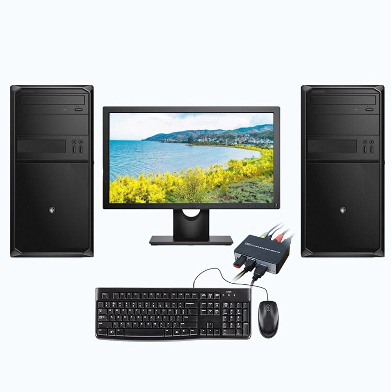 HDMI USB KVMschalten Unterstützung Hotkey Umschal... Grandado