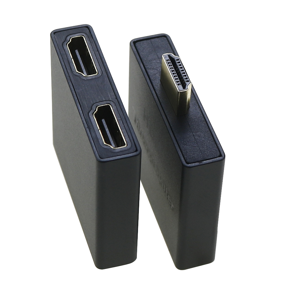 Répartiteur HDMI 1 en 2, Sortie Haute Définition 1080P, Synchronisation Audio et Vidéo Même Écran, Plug and Play 1 en 2, 1 Pièce