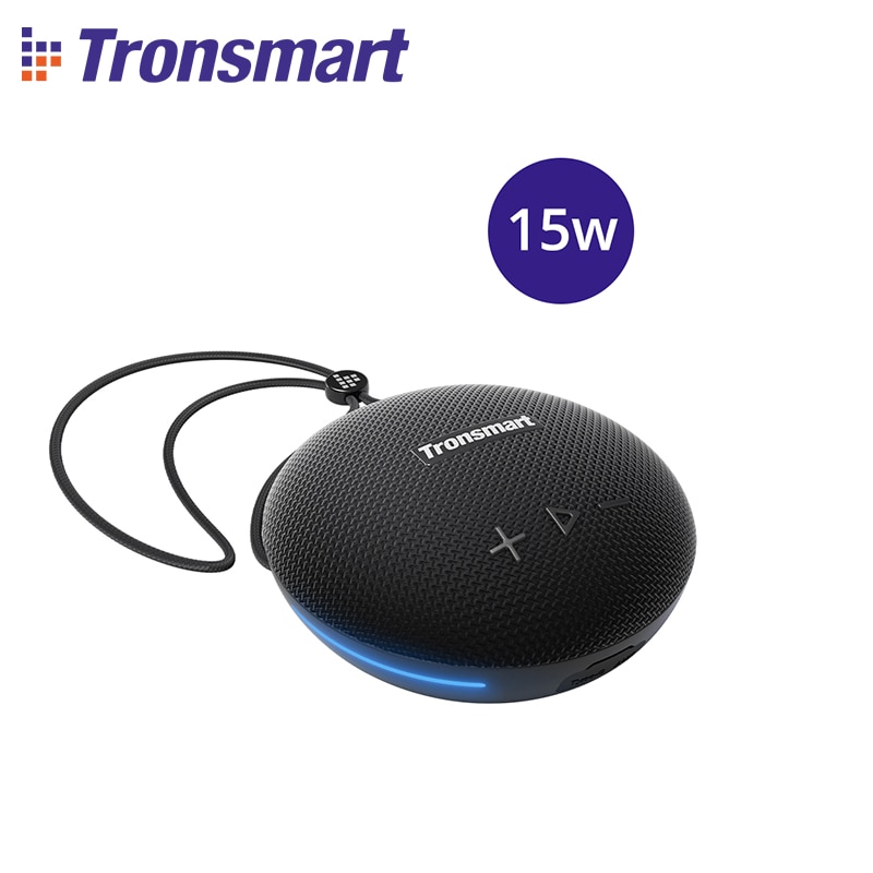 Tronsmart Splash 1 Bluetooth 15W LED al aire libre altavoz portátil con inalámbrica estéreo IPX7 impermeable 24H juego