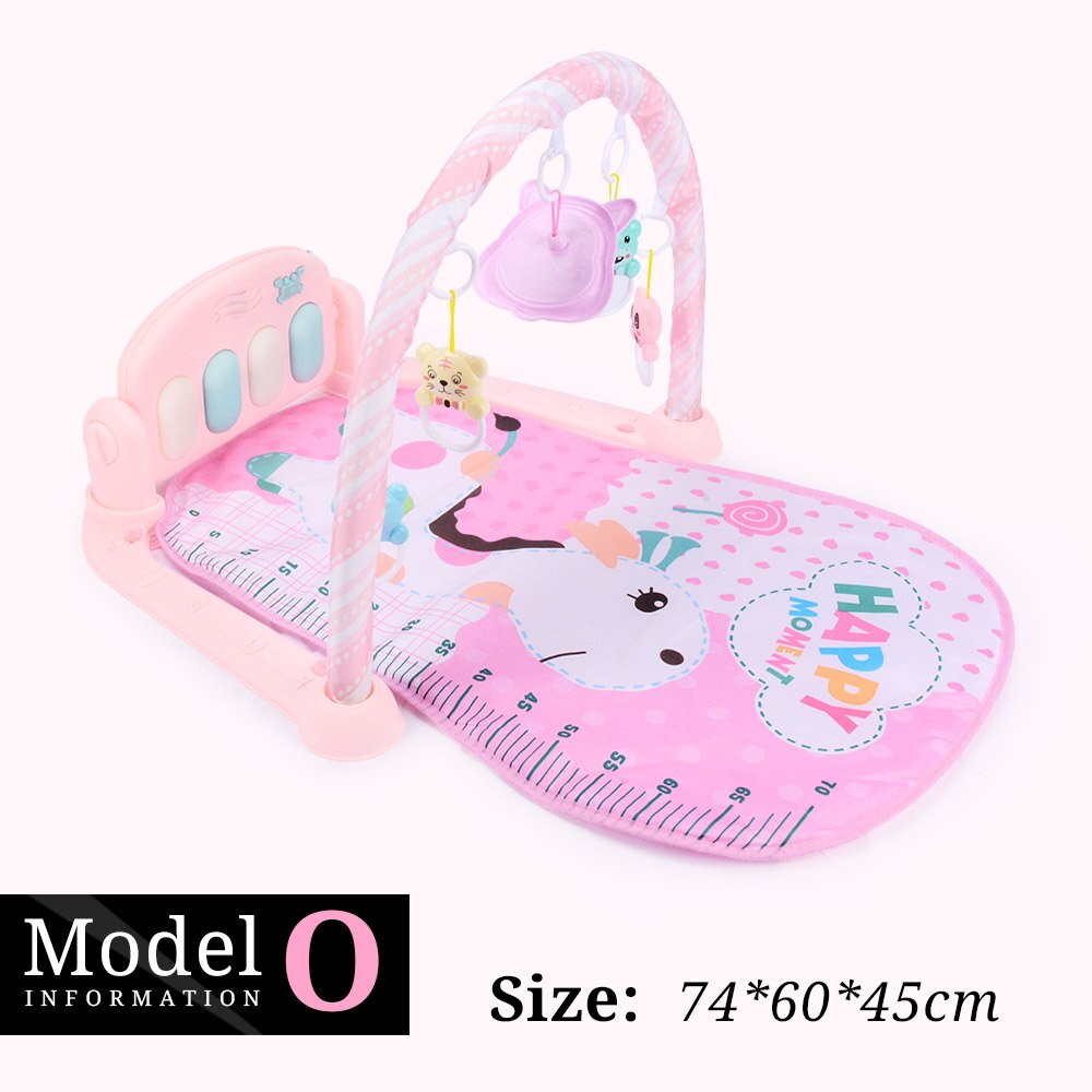 16 Stijlen Baby Muziek Rack Speelkleed Kid Rug Puzzel Tapijt Piano Toetsenbord Zuigeling Playmat Vroege Onderwijs Gym Kruipen Spel pad Speelgoed: Model O
