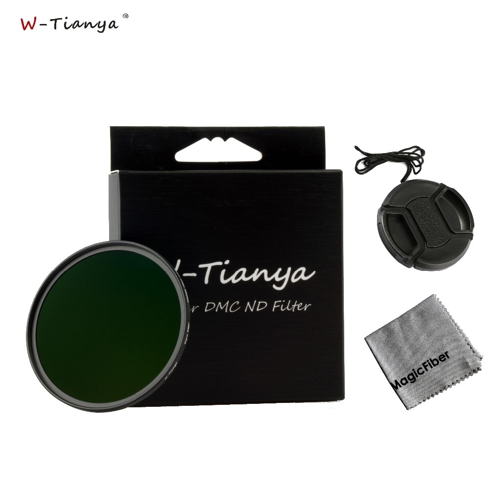 Multi Coated ND1000 37 52 55 58 62 67 72 77mm Ultra Thin 10 Stops Neutral Density ND Filter with Cap for Canon Nikon Sony Lens