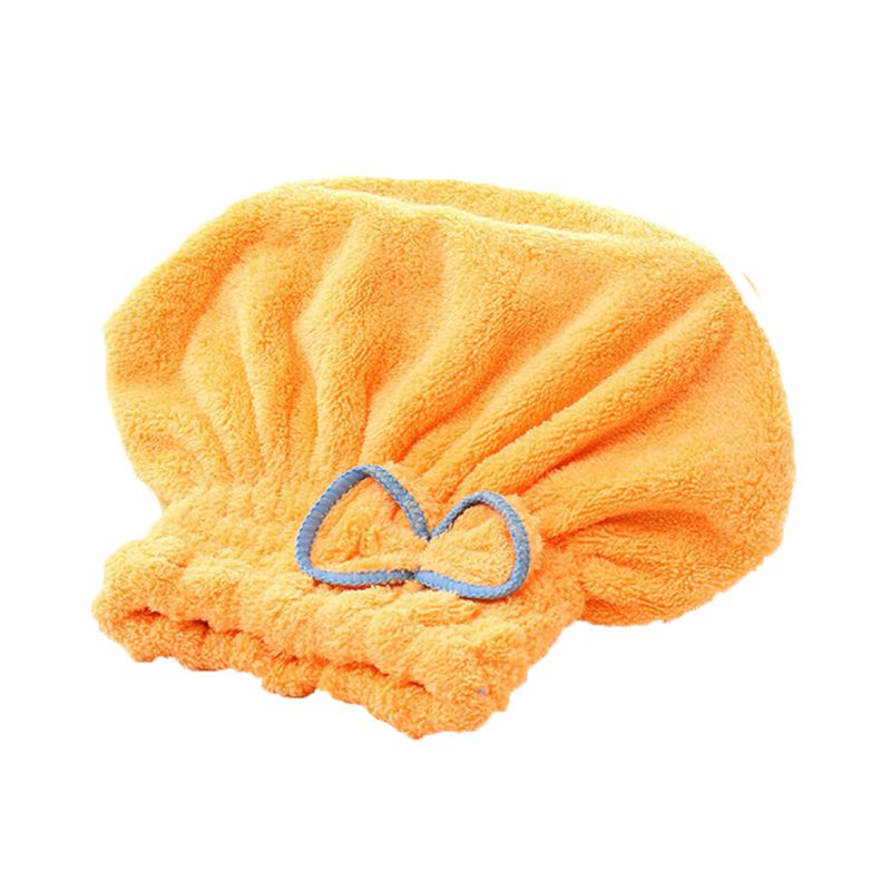 1 stk mikrofiber efter brusebad hår tørring wrap kvinders piger damehåndklæde hurtig tør hår hat kasket turban hoved wrap badeværktøj: A1