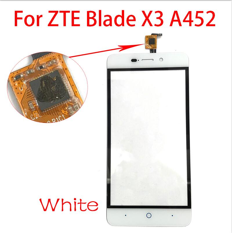 Touch Screen For ZTE Blade AF3 V8 X3 Blade D2 T620 A452 Nubia N1 NX541J Q Lux Touch Screen Digitizer Sensor Panel: A452 white