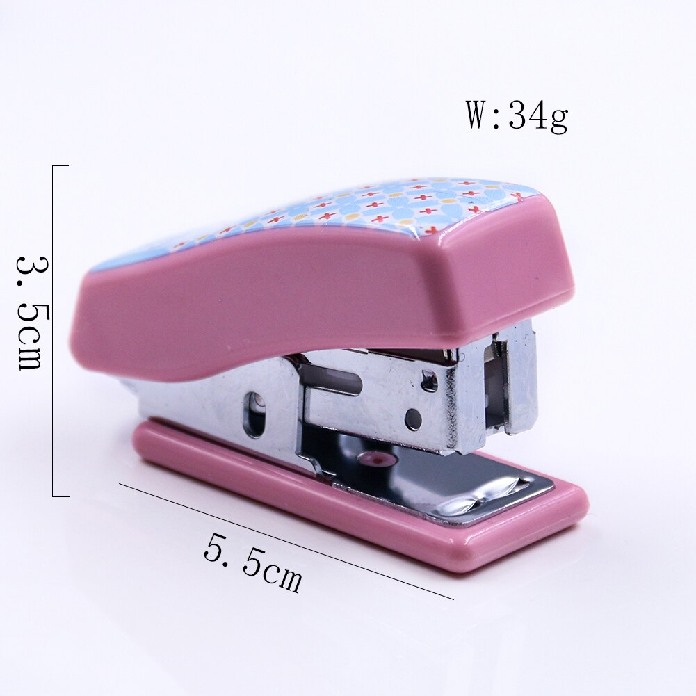 Mini Stapler Set Binding Machine Stapling Machine with Staples School Office Supplies Stationery Accessories Paper Organizer