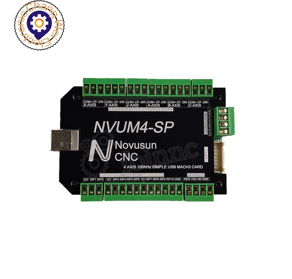 Mach3 usb-schnittstelle NVUM-SP cnc Bewegung Regler nvcm 3 achsen 4 achsen 5 achsen 6 achsen cnc Bewegung Kontrolle karte metall fallen nicht
