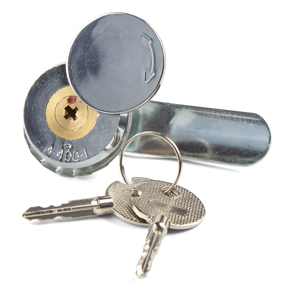 High Door Lock Useful Steady Cam Lock Padlock for Security Door Cabinet Mailbox Drawer Cupboard Camlock 16mm + 2 Keys: Default Title