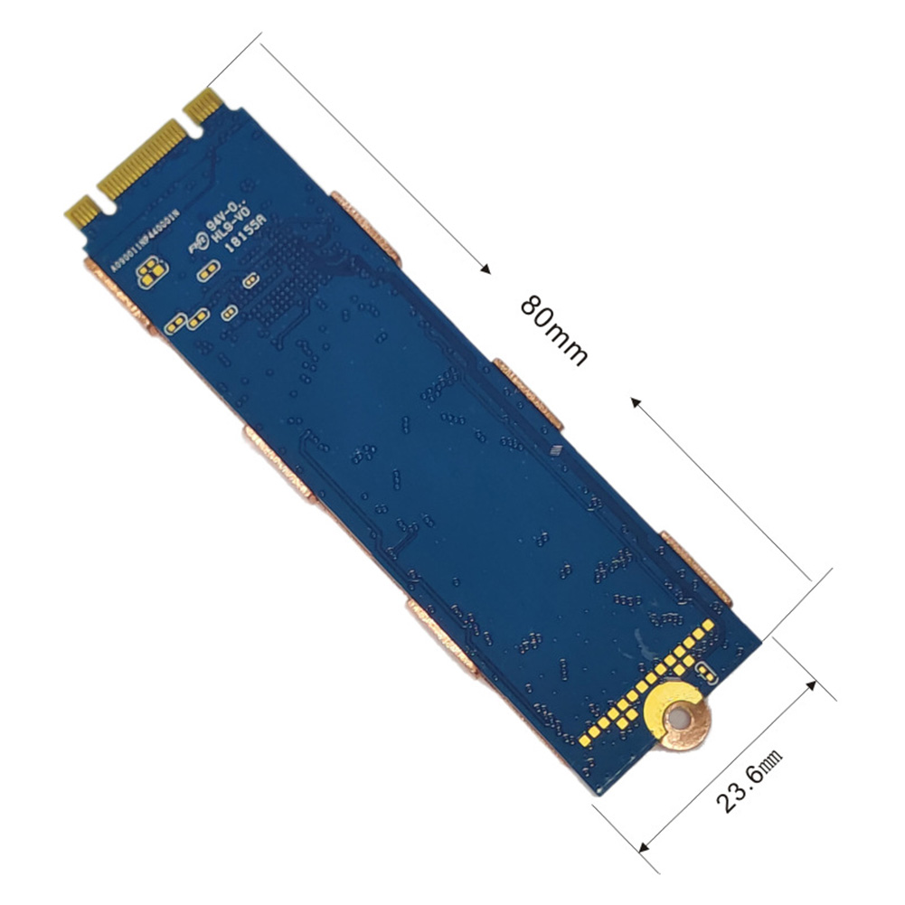 Koperen Ssd Koeler Met Thermische Siliconen Pad Metaal Ssd Koeling Koellichaam Vervanging Onderdelen Enkele/Dubbelzijdige Laptop Accessoires