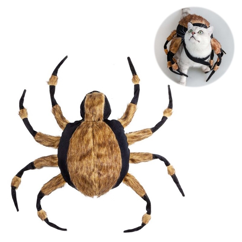 Deadly Simulation Spider Scary Cat Costume Halloween Cosplay Chucky Doll Clothes