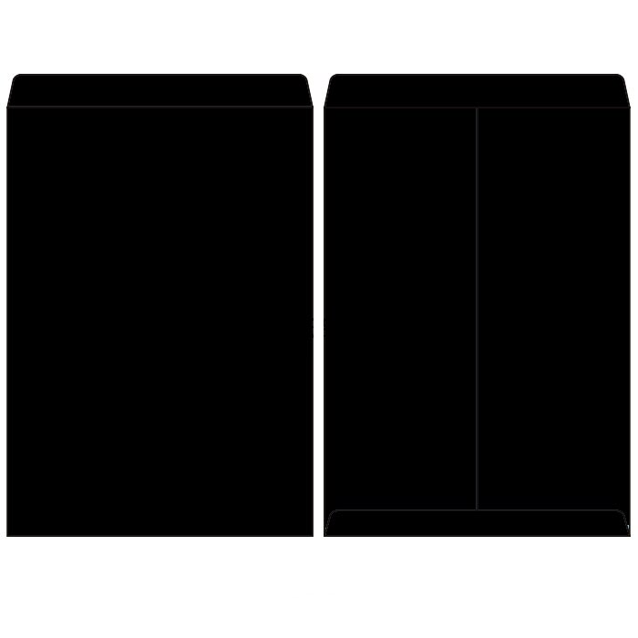 20 Pcs-A4 C4 324X229 Mm Grote Kleur Enveloppen: Black