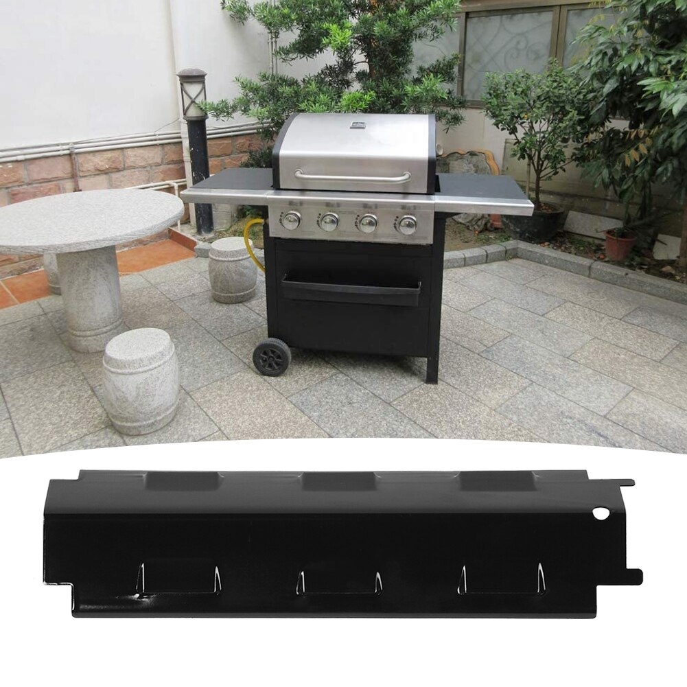 4 Uds. Carpas de calor para parrilla de Gas de acero inoxidable Placa de calor apta para parrilla de repuesto Charbroil