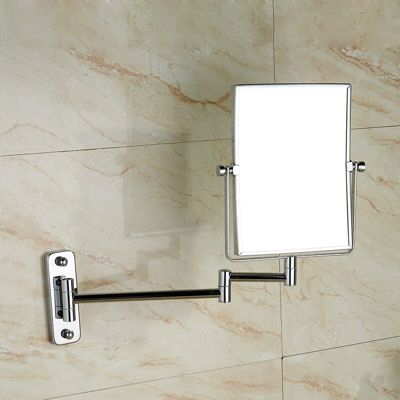 Extendable Magnifying Bathroom Wall Mounted Mirror Mural Light Vanity Makeup Bath Cosmetic Smart Mirrors pf101506