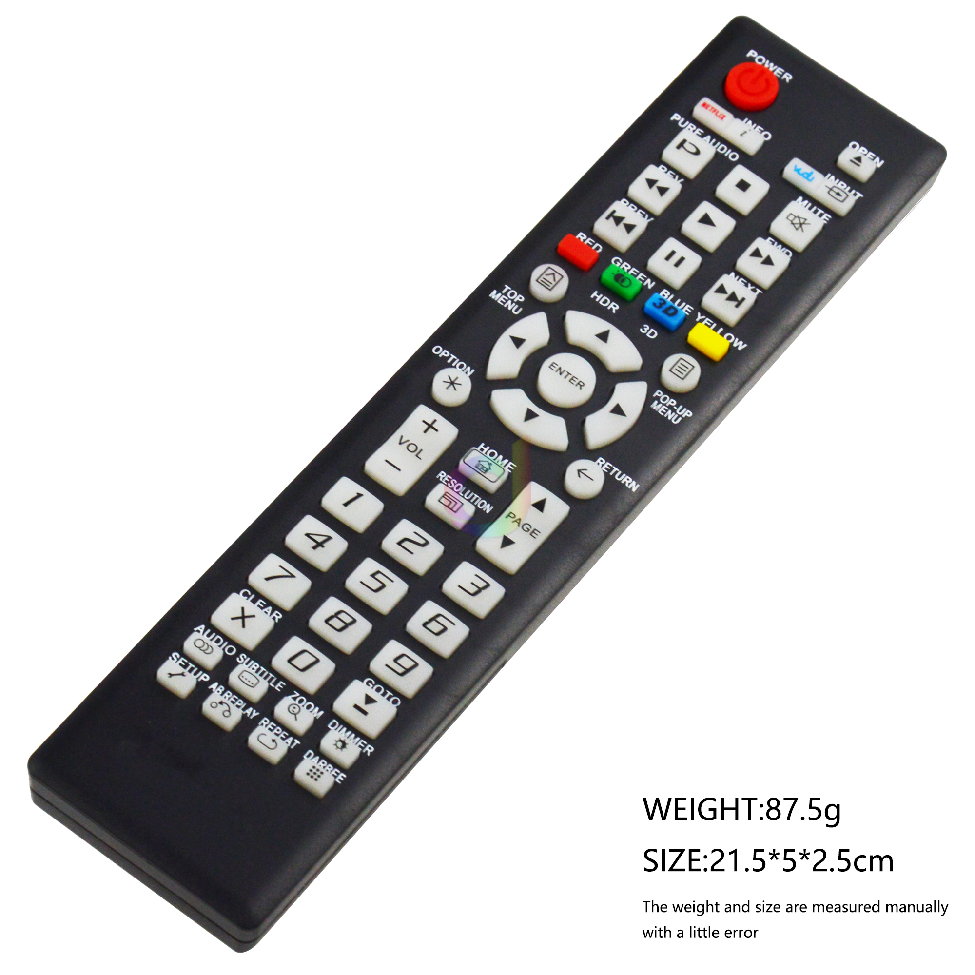 Remote Control for Oppo UDP-203 BDT-101CI UDP-203CN UDP-205 3D Blu-ray Network Disc Player