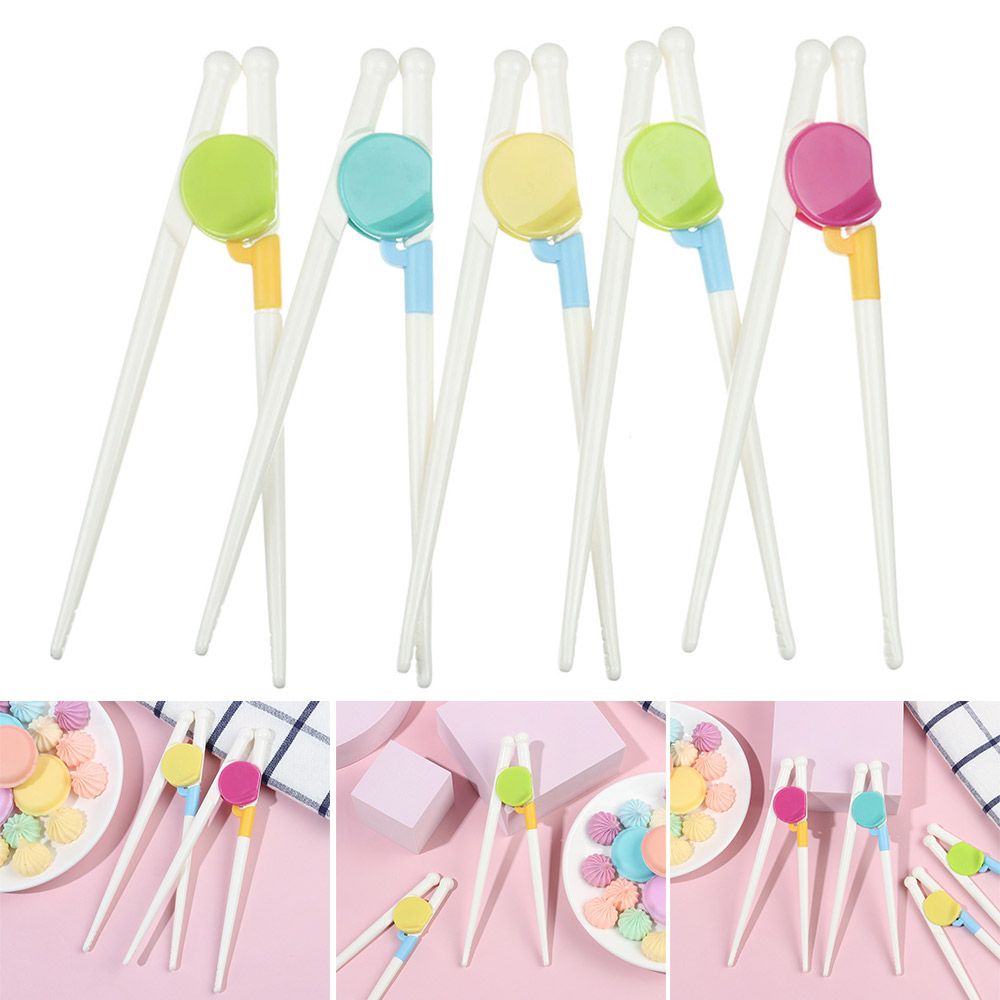 1 Pair Cute Chopsticks For Children Cartoon Learning Chop Sticks Reusable Training Chopsticks Cute Kids Baby Tableware