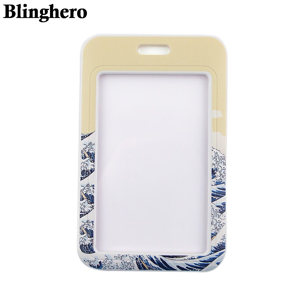 CB342 Wave Lanyard Neck Strap Art Olieverf Lanyards Bus Id Naam Werkkaart Badge Houder Accessoires Decoratie