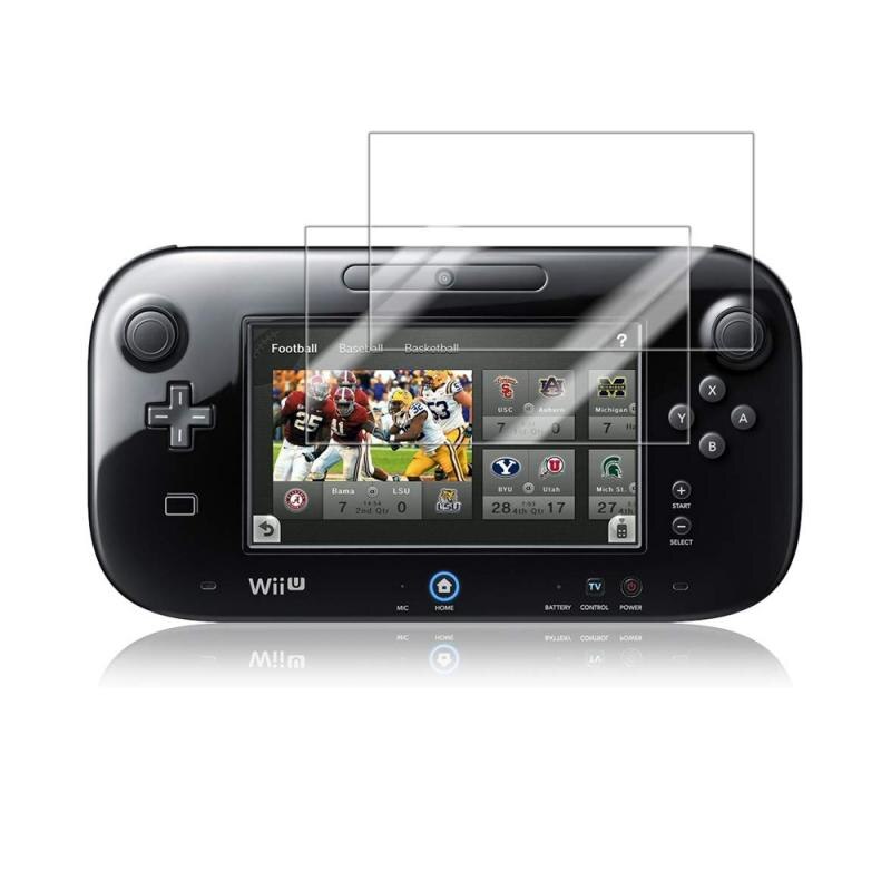 3 stück transparente, kratzfeste lcd-displayschutzfolien für nintendo wii u, blendfreie displayschutzfolie für nintendo wii u