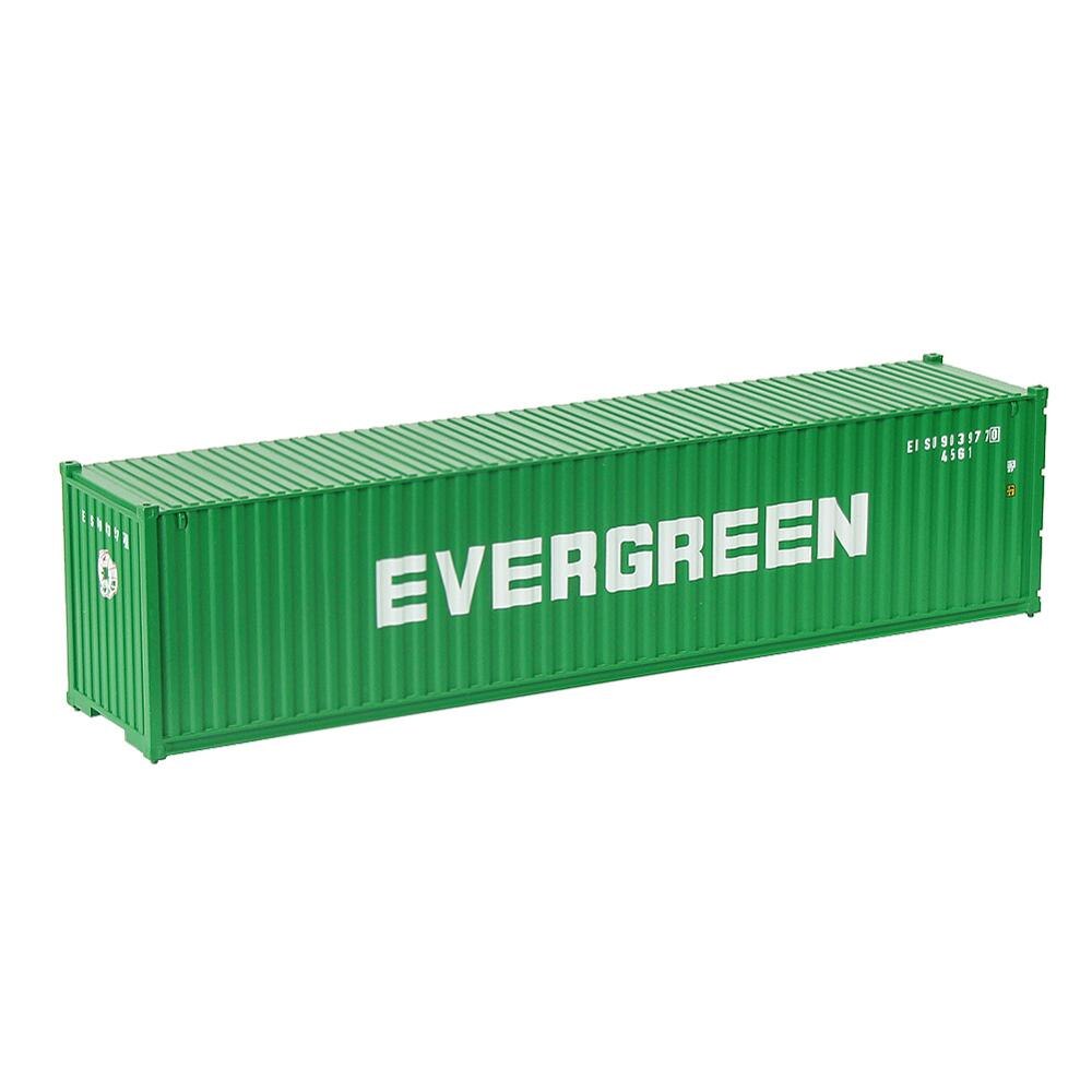 1pc HO Scale Model Train 40" Container 40ft Container Freight Car 1:87 Railway Modeling Layout: EVERGREEN