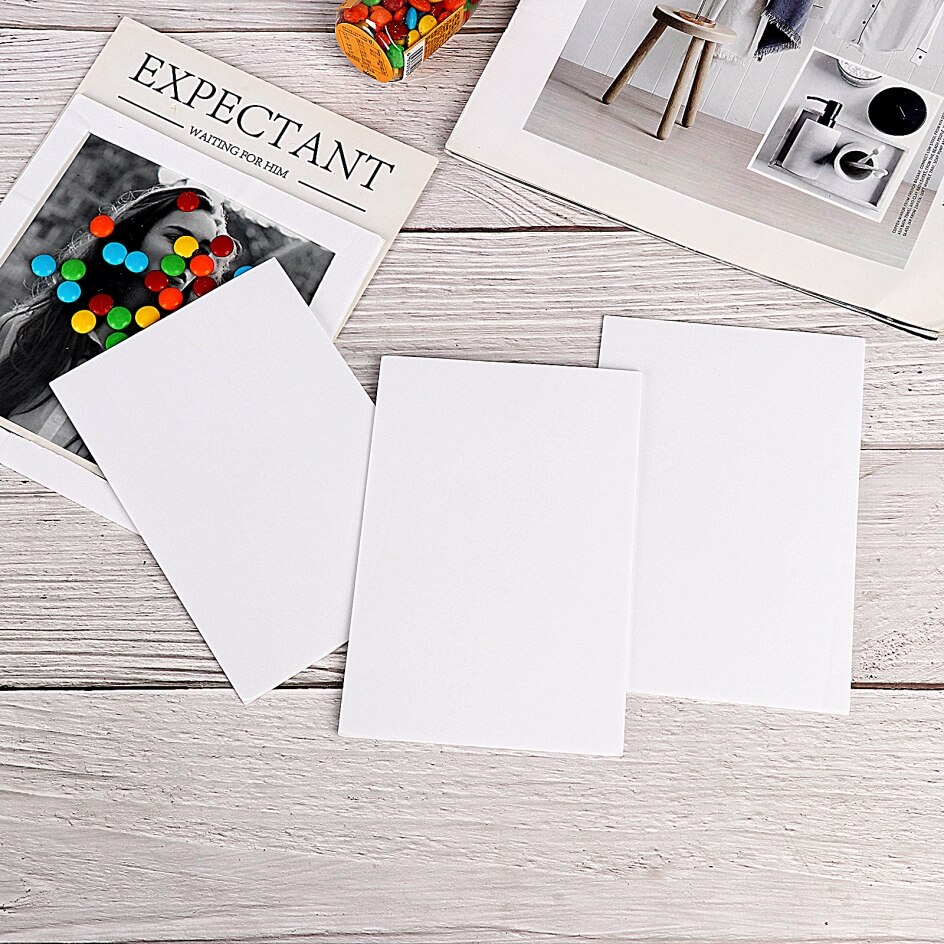 30 3D Sheets White Sticky FoamTapes Double Sided Adhesive Foam Sheets , for Scrapbook Crafting DIY Crafts (3.9x5.9 Inch)