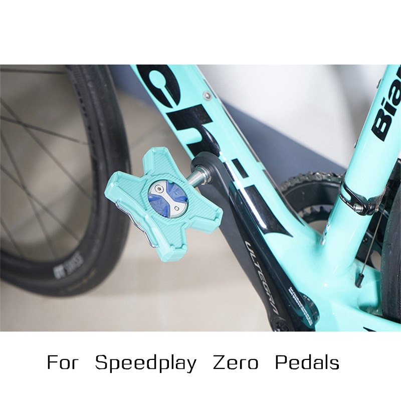 ABS alliage paire de vélo pédales support plat convertisseur pour Speedplay zéro pédales adaptateur vélo route vélo pédale pièces