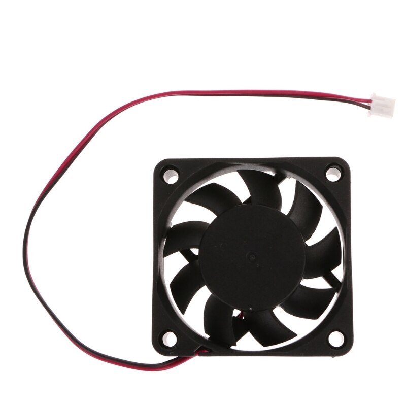 DC 12V 2-Pin 60x60x15mm PC Computer CPU System Sleeve-Bearing Cooling Fan 6015