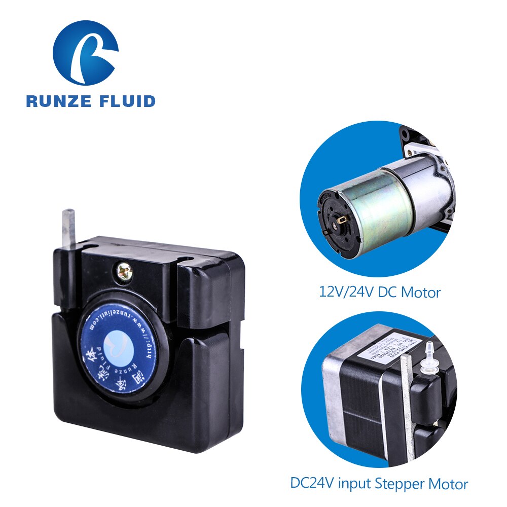 Fluid Transfer Low Flow Mini Peristaltic Pump Head Anti Weak Corrosive Liquid