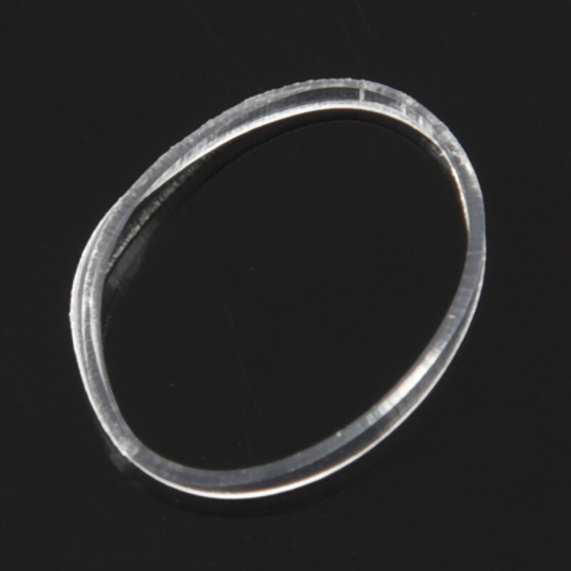 500x hair rubber cord rubber Band transparent white 1mm