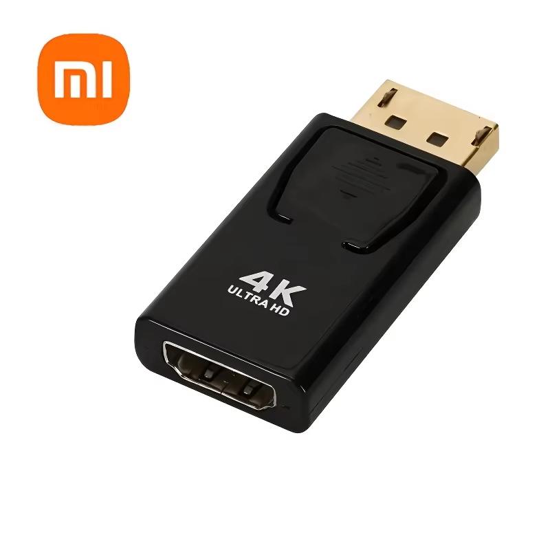 Xiaomi 4K DP DisplayPort zu HDMI-kompatibel Adapter Konverter Display Port DP zu HDMI-kompatibel HDTV Adapter video Audio Laptop: Default Title