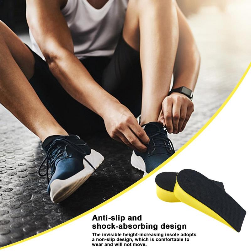 Höer ErhöHenne Einlegesohlen Schwamm Dämpfung Ferse Kissen Pads Heben Schuh Unsichtbare Ferse Heben Kissen Für Männer Frauen