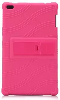 Funda protectora de silicona para Lenovo Tab 4, 8, Tab4 8,0 TB-8504, TB-8504F, 8504X, 8504I, 8504N, 8504L, carcasa suave: Rose Pink