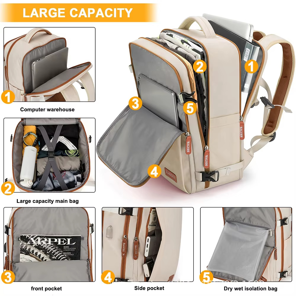 Buylor 45x20x30 Easyjet Cabin Bags Laptop Backpacks Women Easyjet Backpack Travel Backpack for Men Casual Daypack for Weekender