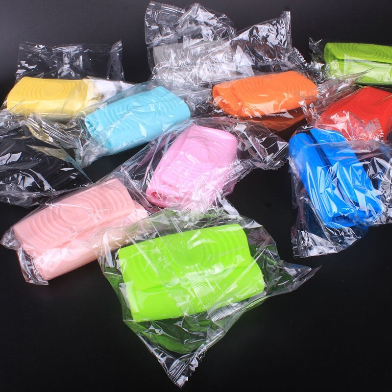 Siliconen pannenlappen 2 stuks praktische hittebestendige handschoenen oven mini handschoenen hittebestendige anti-verbrandingshandschoenen houders hittebestendige handschoenen