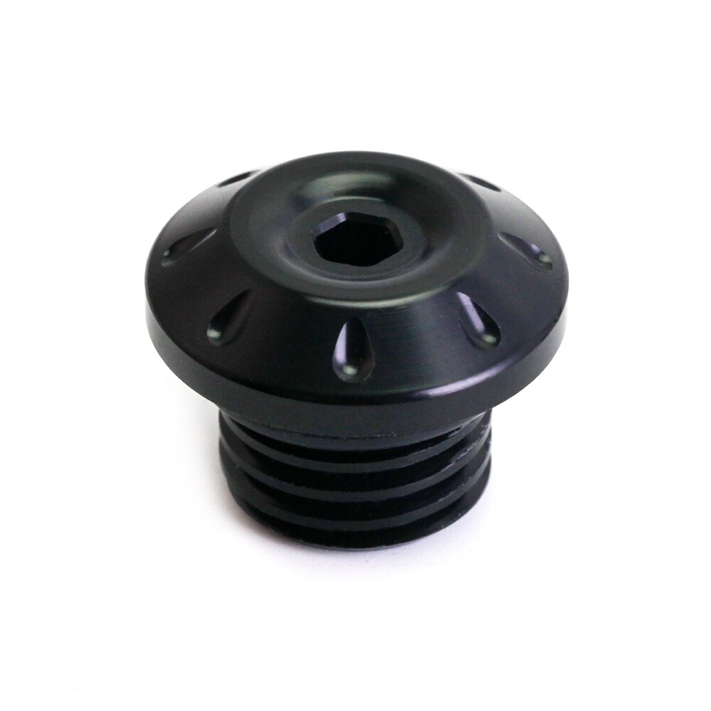 Tapón de rosca de llenado de aceite del motor para HONDA NC700 NC750 S/X CMX 300/500 Rebel CB1100 MSX 125 GROM MSX 125SF CNC de motocicleta: Negro