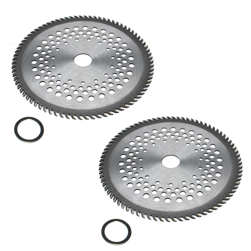 2PK 8" 80T Carbide Tip Blade For Stihl Husqvarna Echo Jonsered Shindaiwa Kawasaki Homelite Ryobi Dolmar Makita Brush Cutter