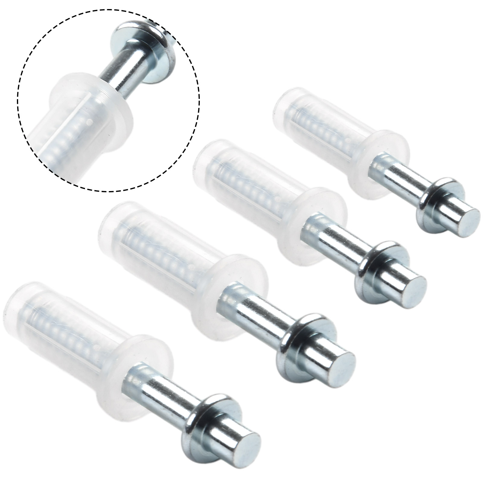 4PCS Bifold Door Top Guide Wheels Plastic For Closets Pantries Laundry Rooms Stainless Steel Bifold Door Top Pivot Hinge