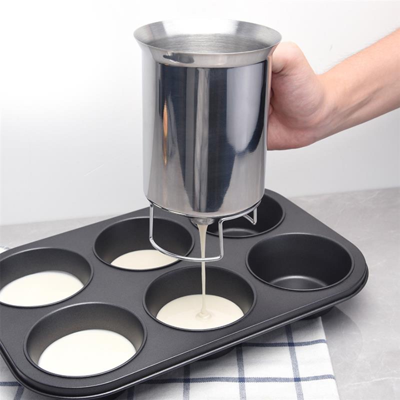 Handheld Batter Dispenser Batter Separator Dough Dispenser Cream Cupcakes Waffles Batter Making Tool Kitchen Accessories