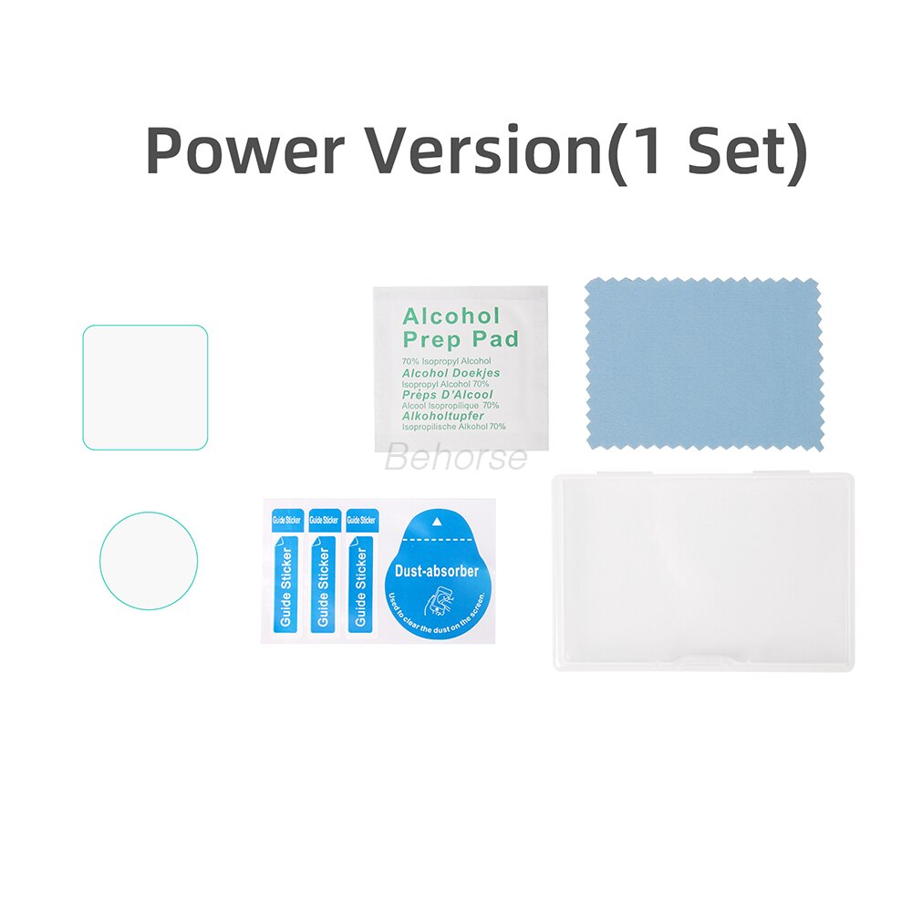 Dji Action 2 Screen 9H Gehard Glas Lens Beschermende Film Protector Cover Case Voor Dji Action 2 Sport Camera accessoires: Power Combo 1 set