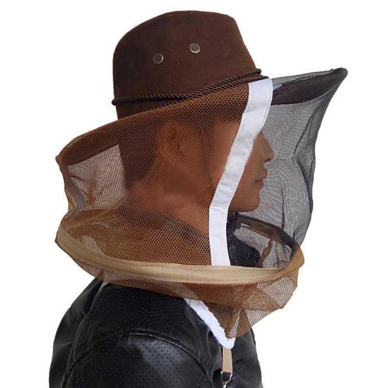 Chapeau de Cowboy pour apiculteur, voile de protection faciale, confortable, Anti-abeille