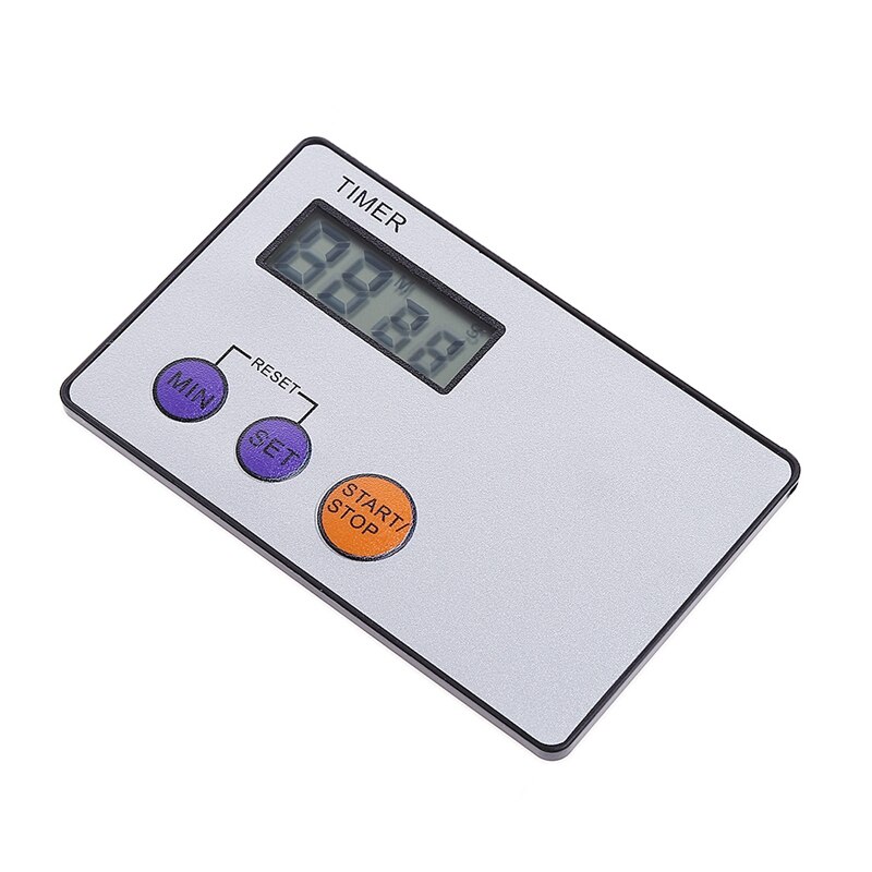 Timer Pocket Kitchen Cooking Countdown Rest Sports Credit Card Size Study