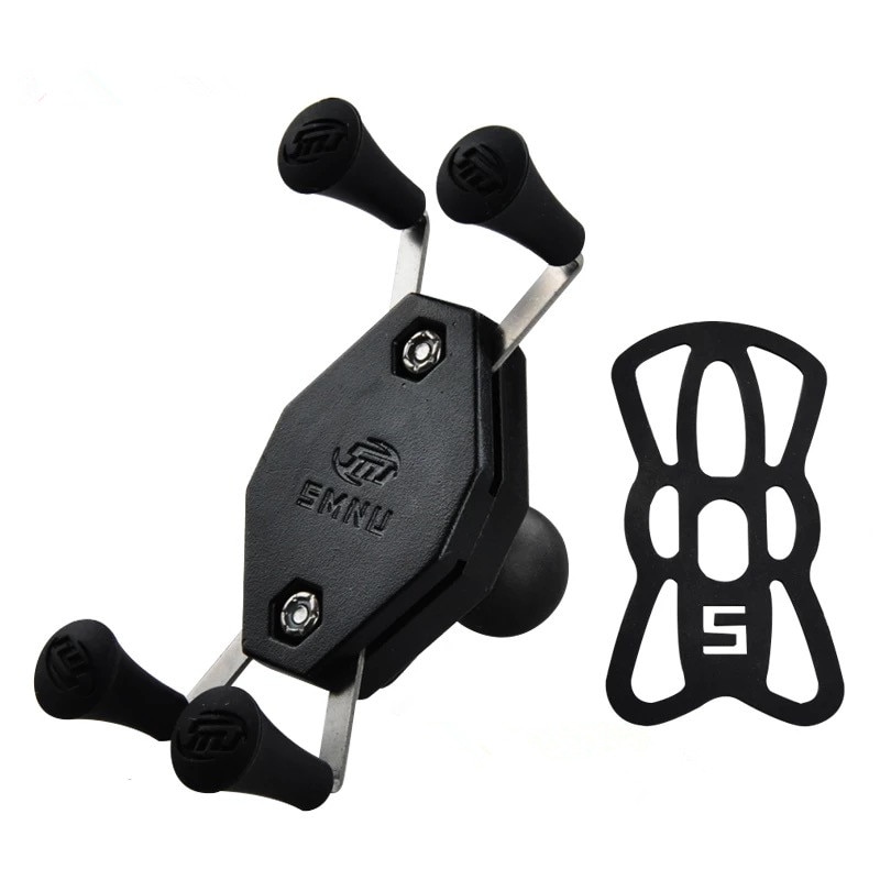 Support de berceau de téléphone portable pour téléphone portable x-grip universel avec boule de 1 pouce pour supports RAM