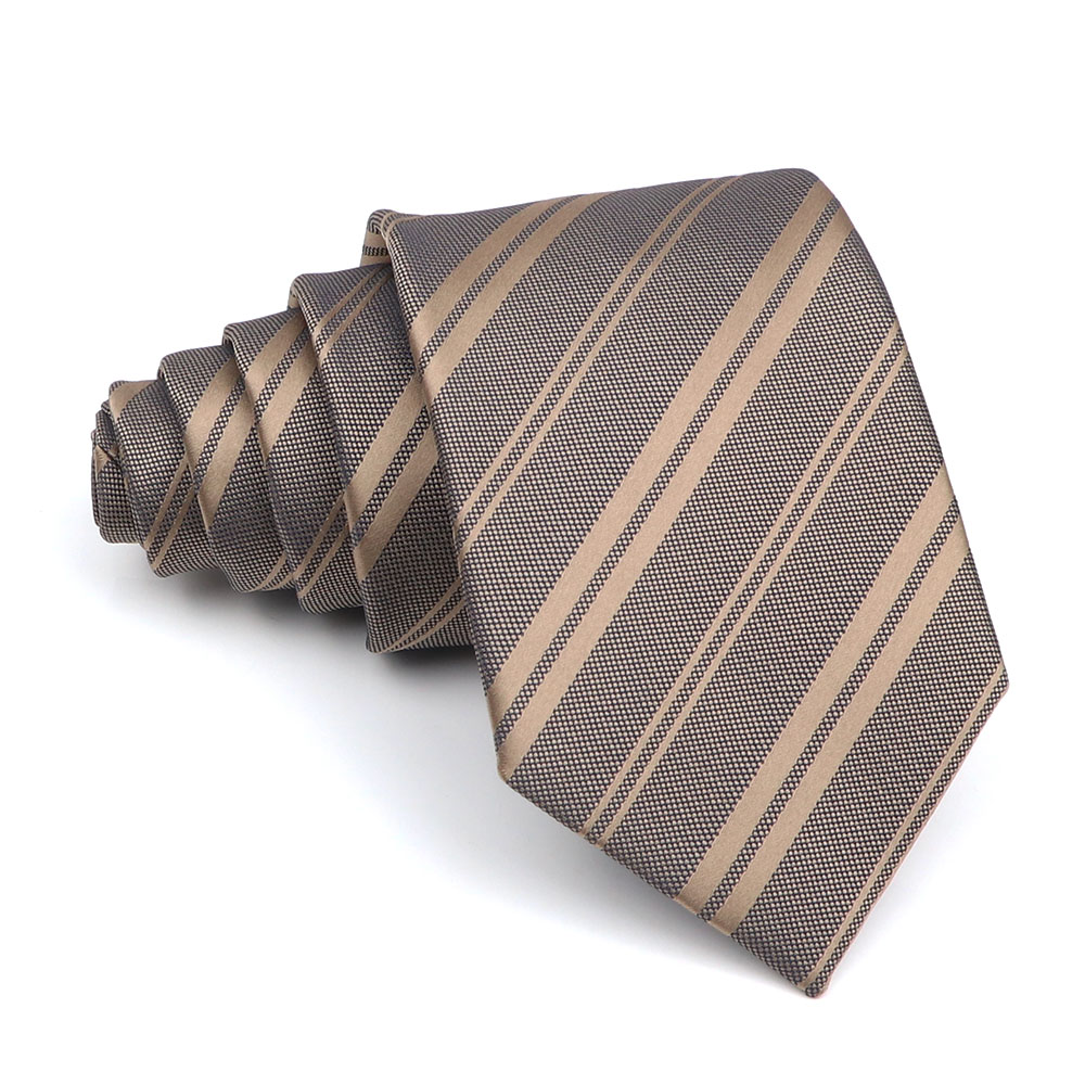 Nouvelle cravate rayée hommes 8cm cravates affaires nouvel an classique cravate accessoires de bureau hommes Costume usage quotidien fête de mariage: green