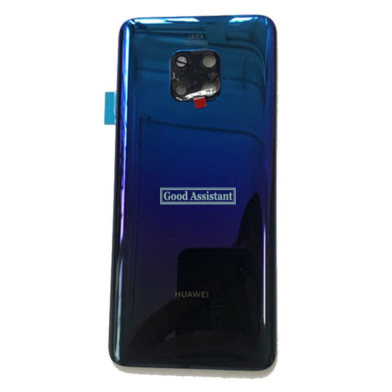 Originele Voor Huawei Mate 20 Pro LYA-L09 LYA-AL10 LYA-TL00 Back Battery Cover Deur Behuizing case Achter Glas lens onderdelen Vervanging