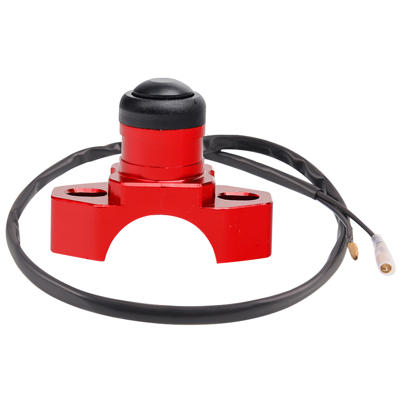 Hurbike-Joli à bouton pour moto, démarreur de moteur, Kill On Off VILLE CNC, universel, arrêt du moteur, démarrage, Kill Switch: vert militaire