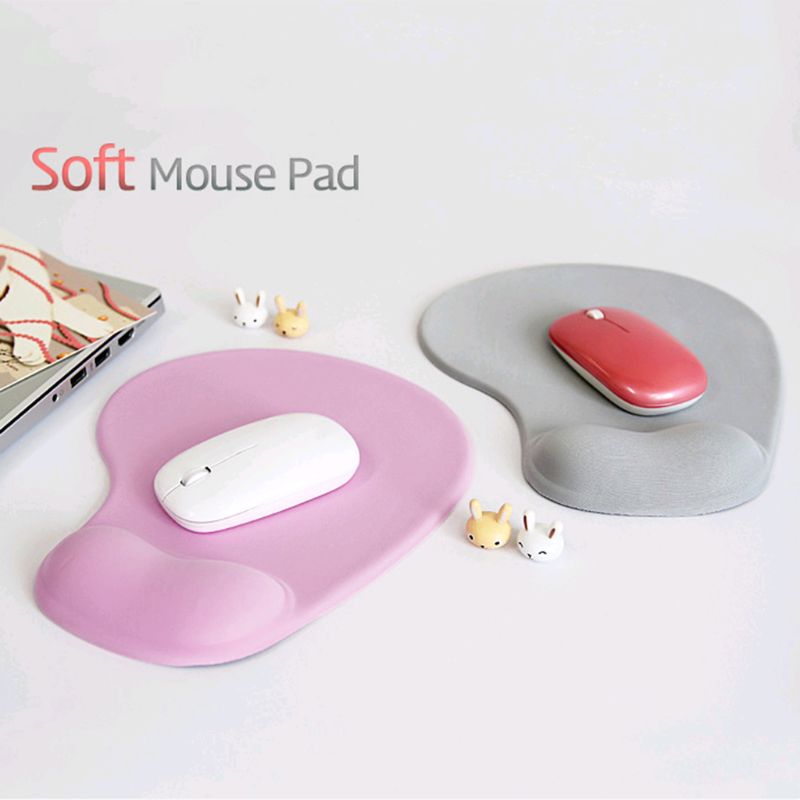 Tapis de souris de bureau avec support de poignet en gel, pour jeu, ergonomique, repose-poignet