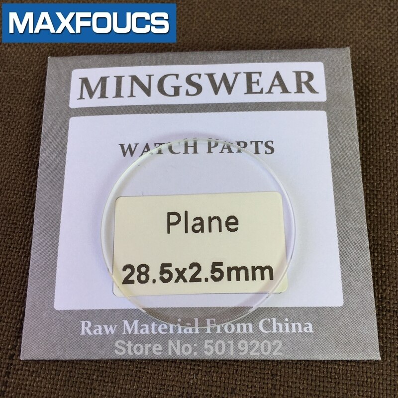 Table glass round smooth Flat mineral glass thickness 2.5mm, diameter of 27mm ~ 44mm, 35 pieces