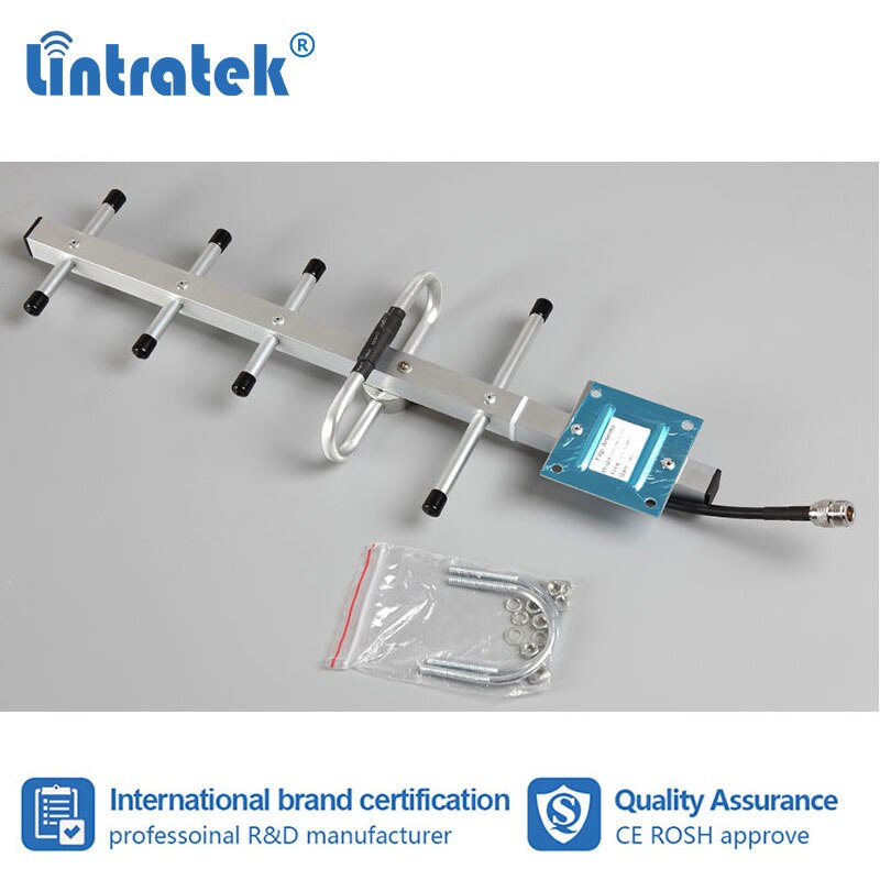 Lintratek GSM 850 900 mhz CDMA volledige set booster accessoires antenne voor signaal versterker 900 2G 3G 4G 10 meter kabel s4