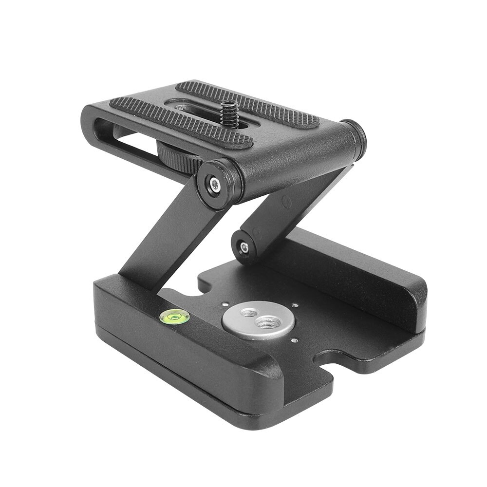 Hdrig Z Flex Tilt Statief Hoofd Vouwen Z Tilt Hoofd Quick Release Plaat Stand Mount Waterpas Voor Dslr Camera 'S telefoons