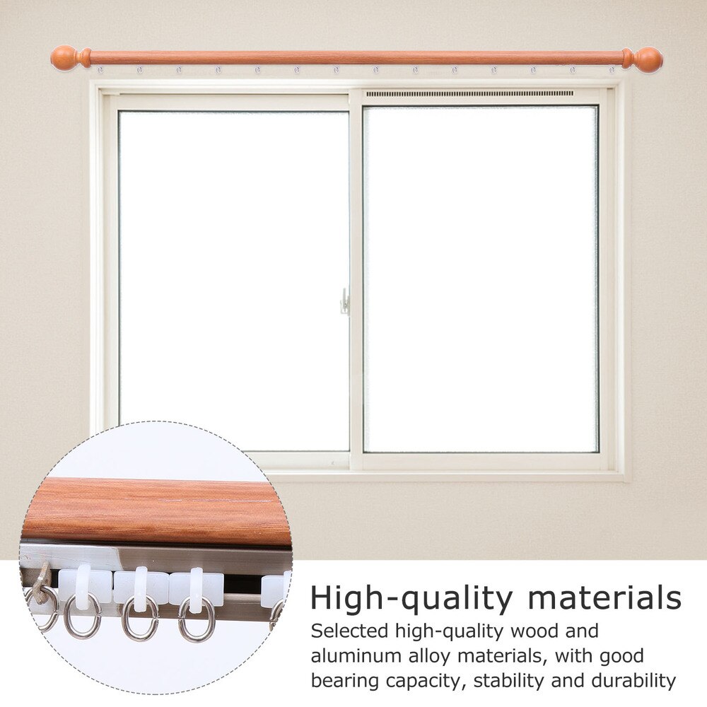 1 Pc Single Curtain Rod Mute Curtain Pole Curtain Pole Curtain Rod Home Curtain Rod for Bedroom Indoor Home Balcony